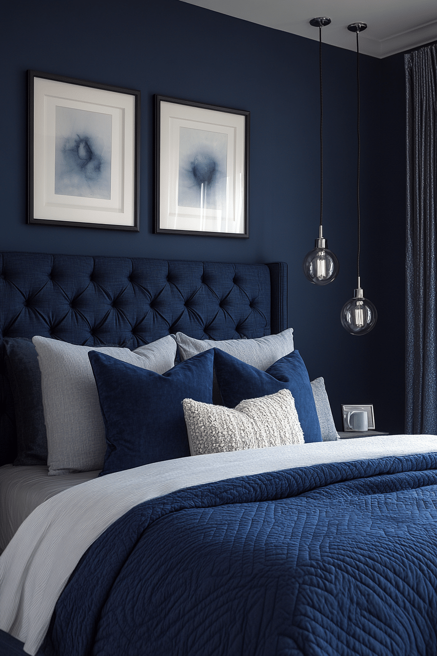 moody bedroom