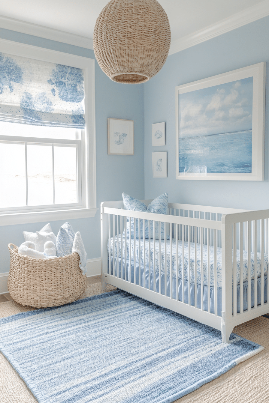 Coastal Baby Room
