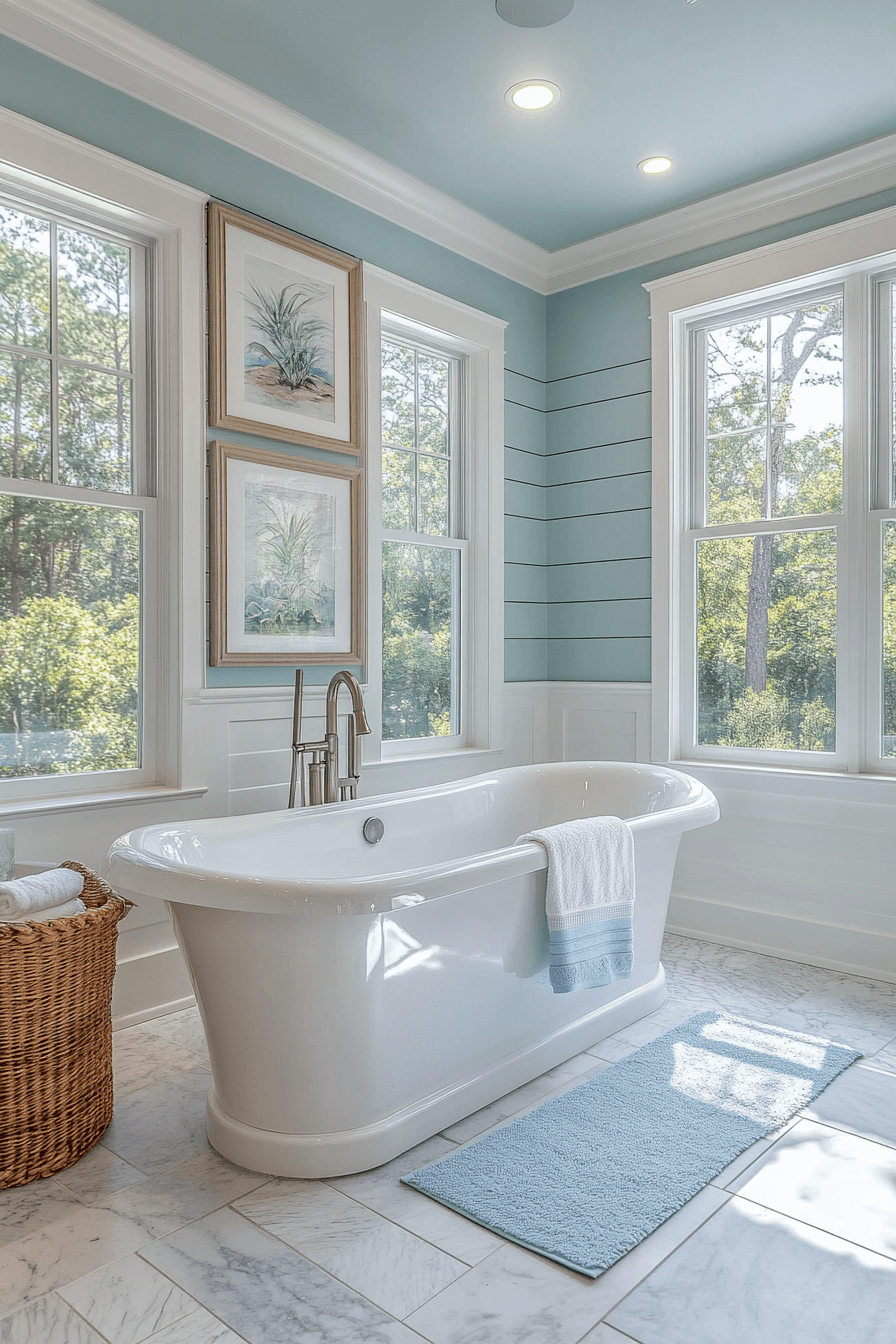 tropical bathroom
