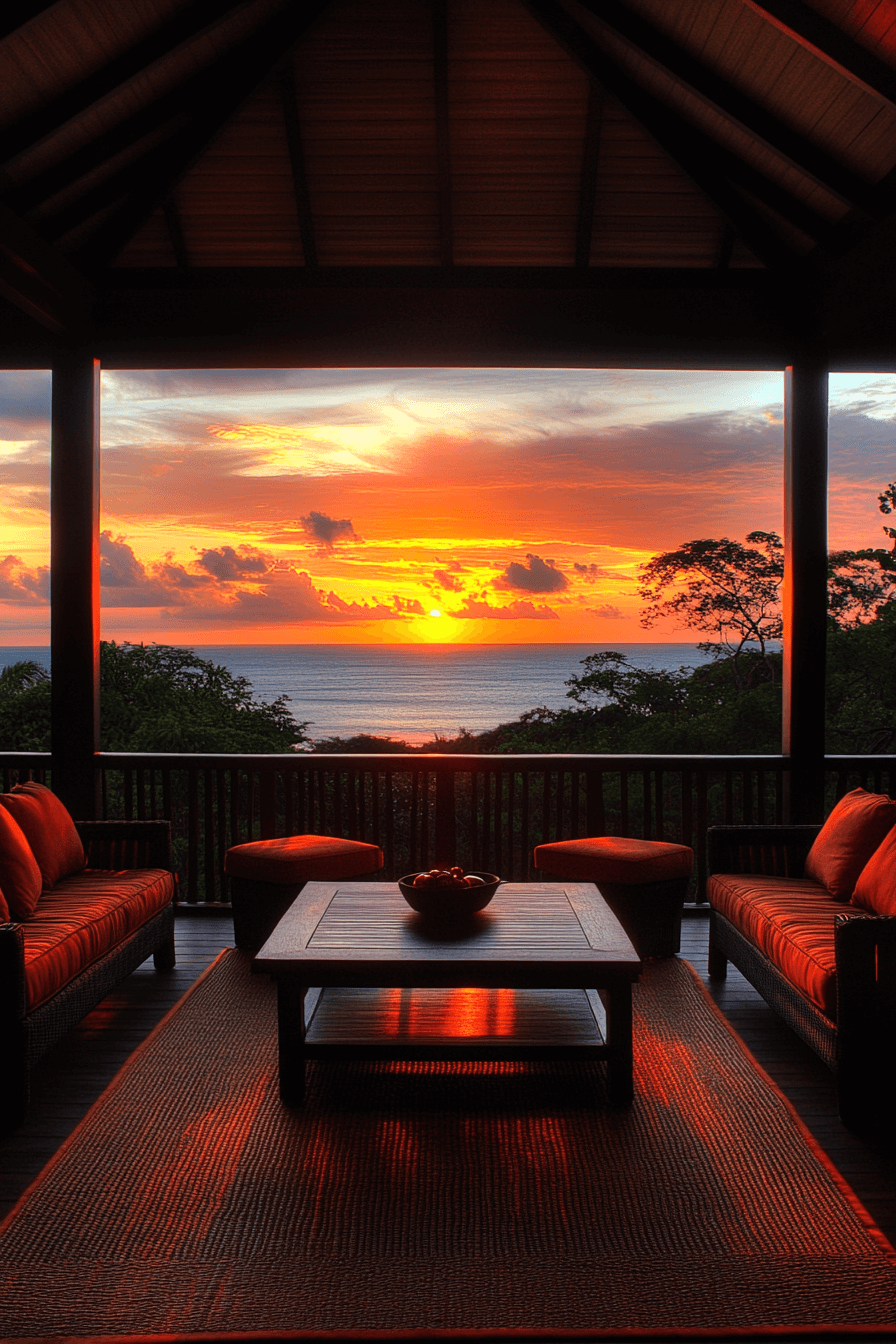 tropical interior design living rooms