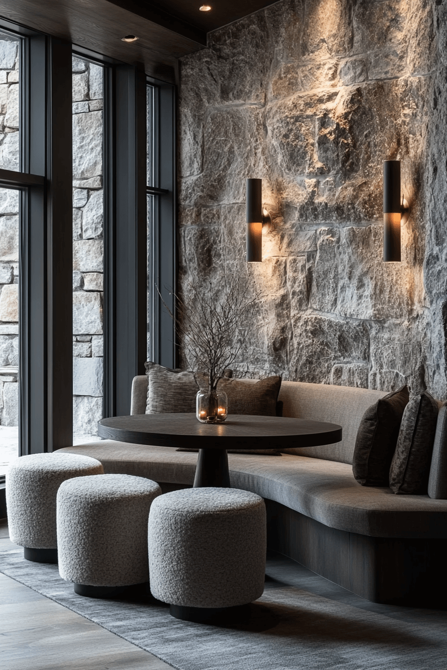 moody neutral living room