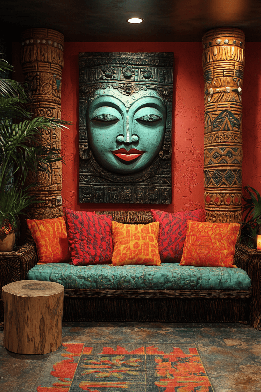 tropical interior design living rooms