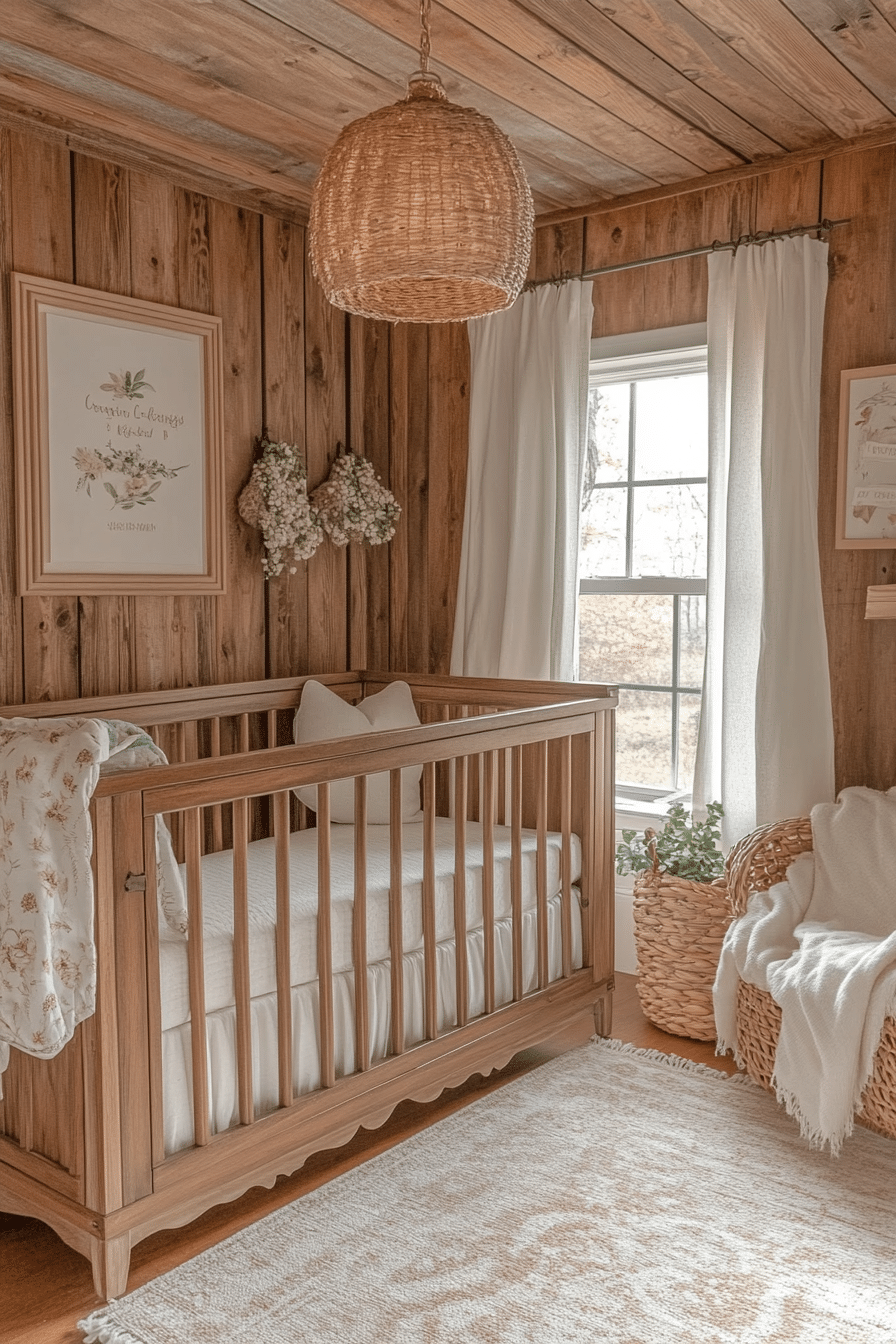 Rustic Farmhouse Baby Room