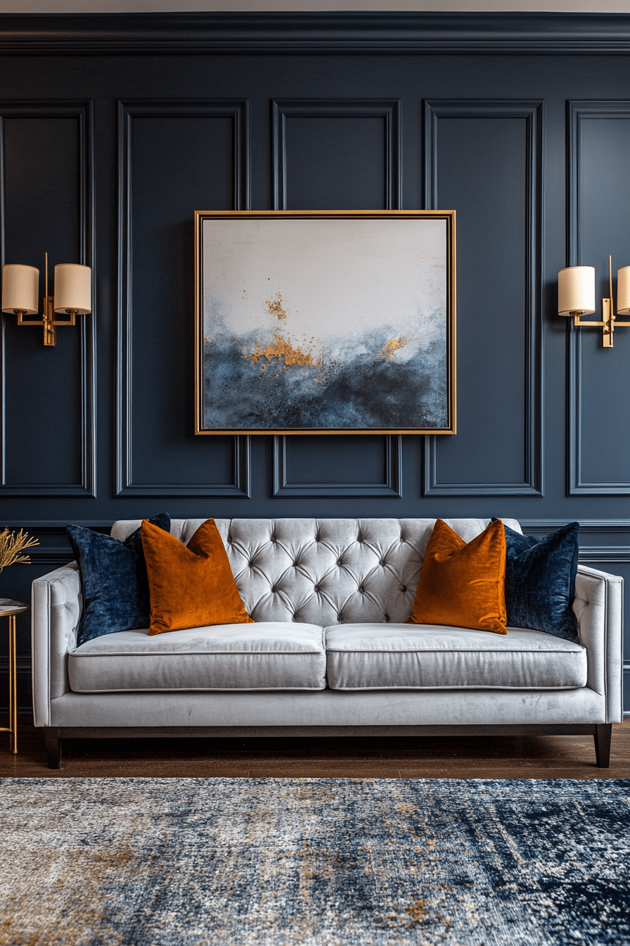 Grey couch aesthetic