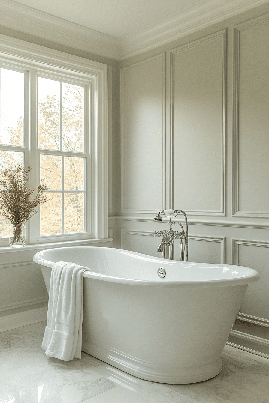 moody vintage bathroom