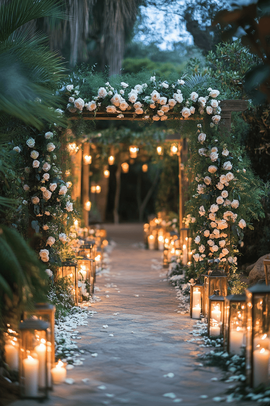 moody romantic wedding decor