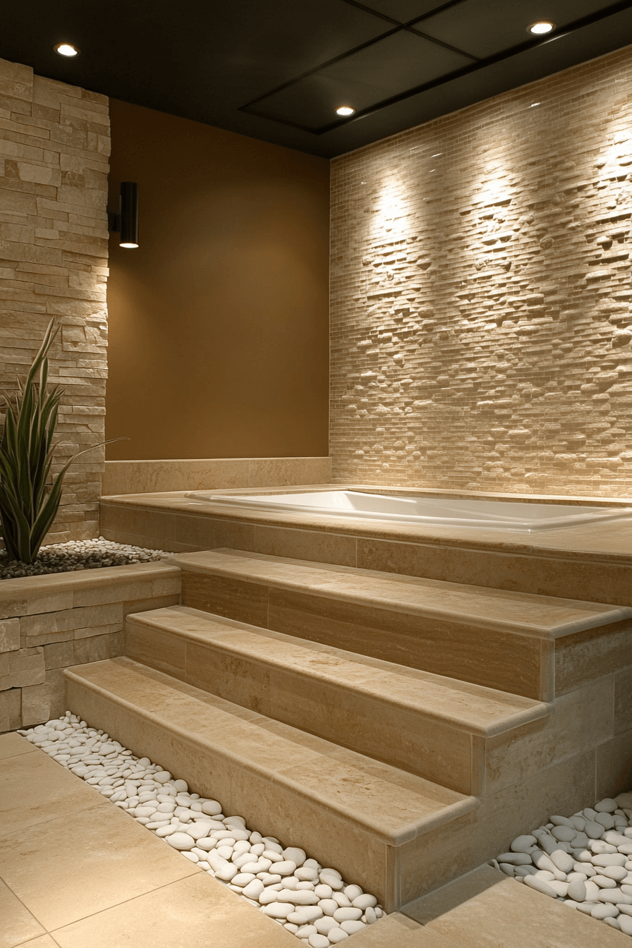 tropical bathroom
