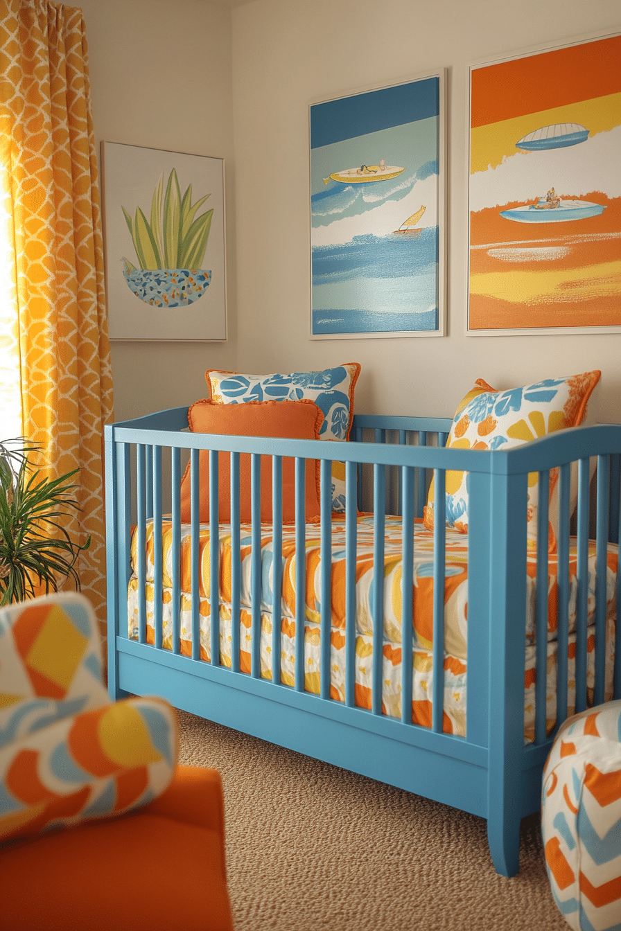 Coastal Baby Room