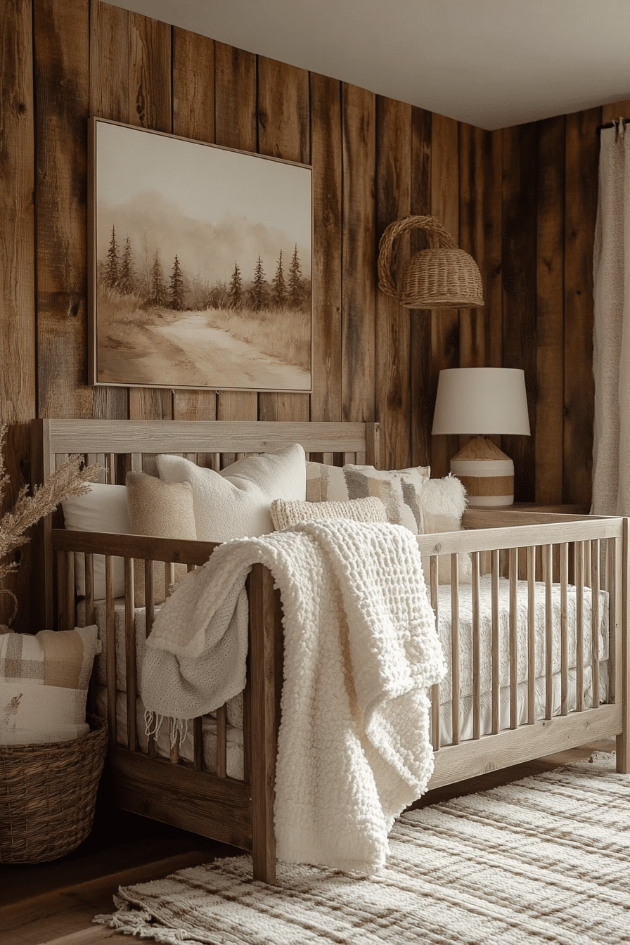 Rustic Farmhouse Baby Room