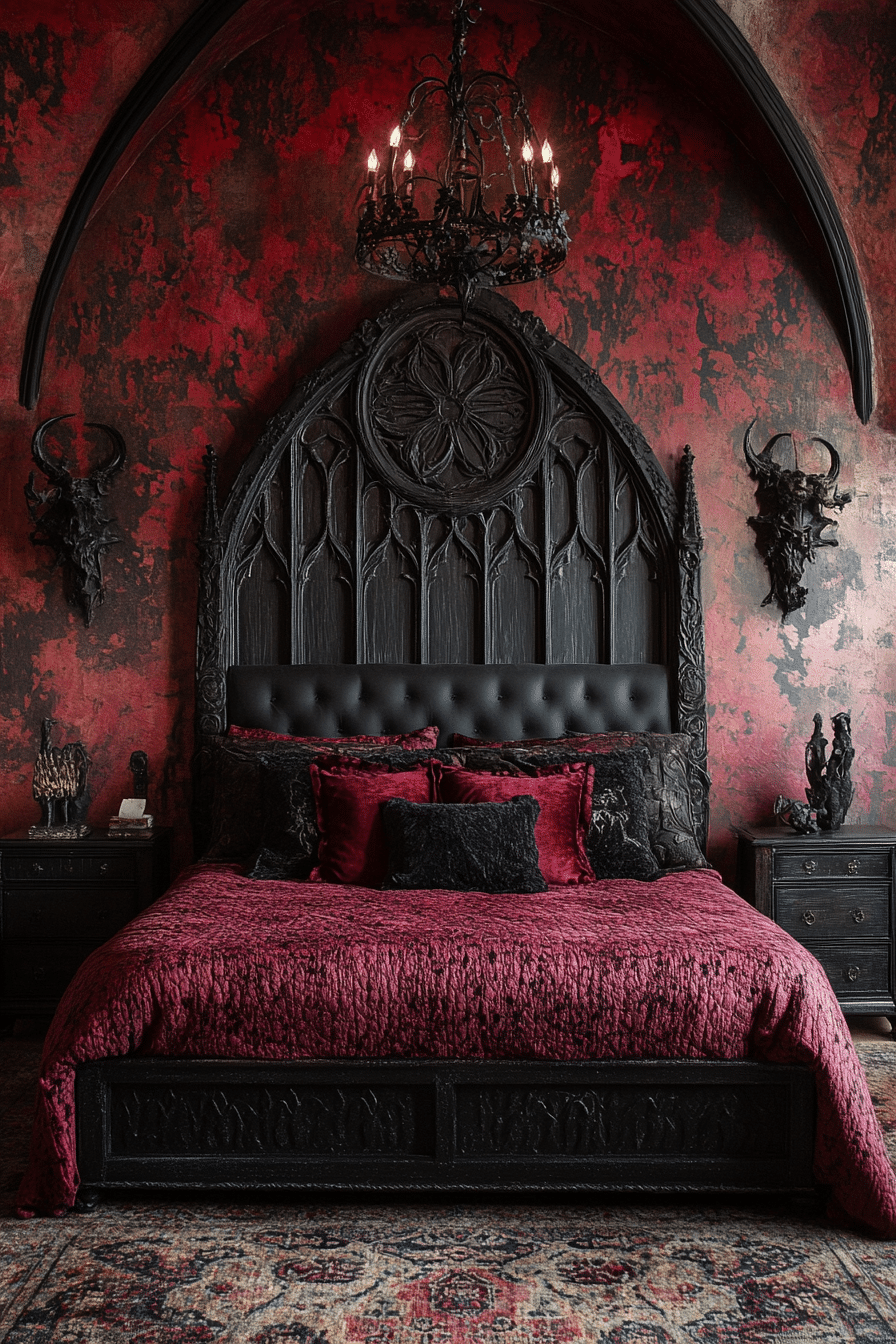 boho gothic bedroom