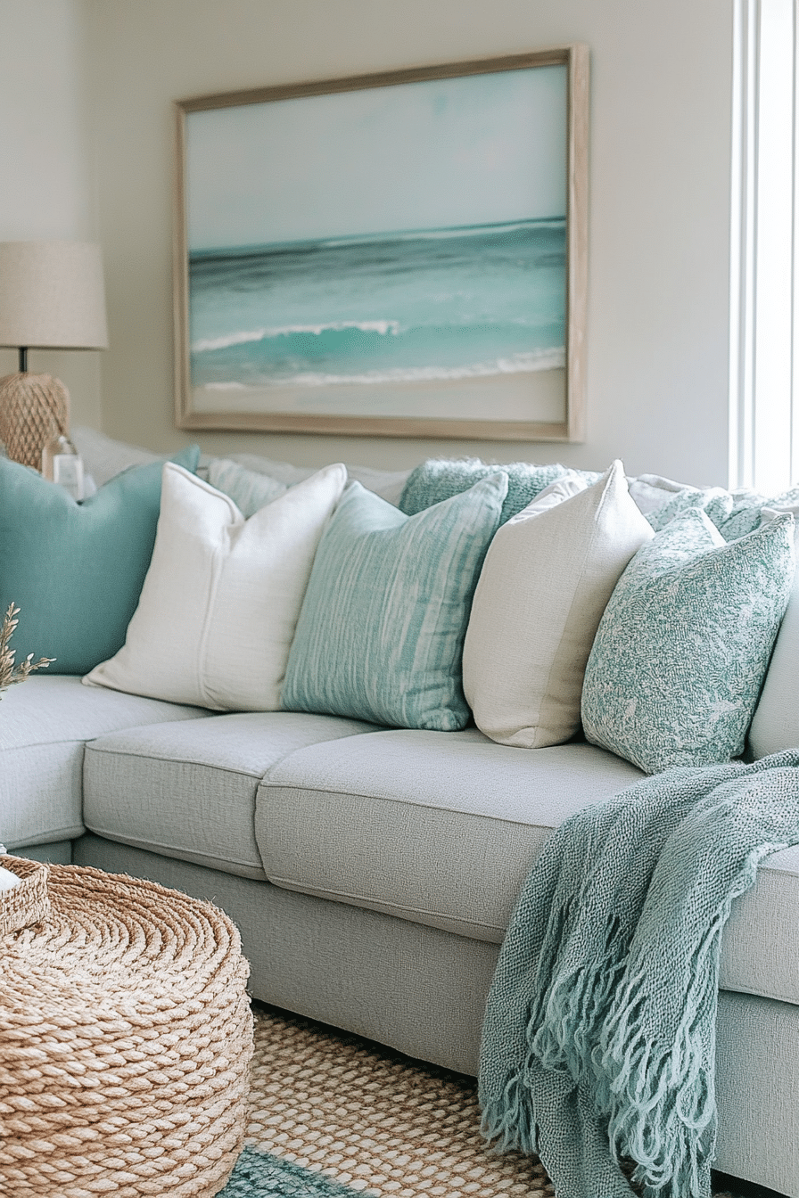 Grey couch aesthetic