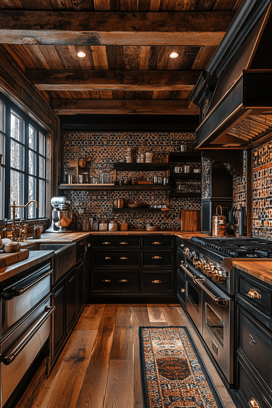 modern vintage kitchen