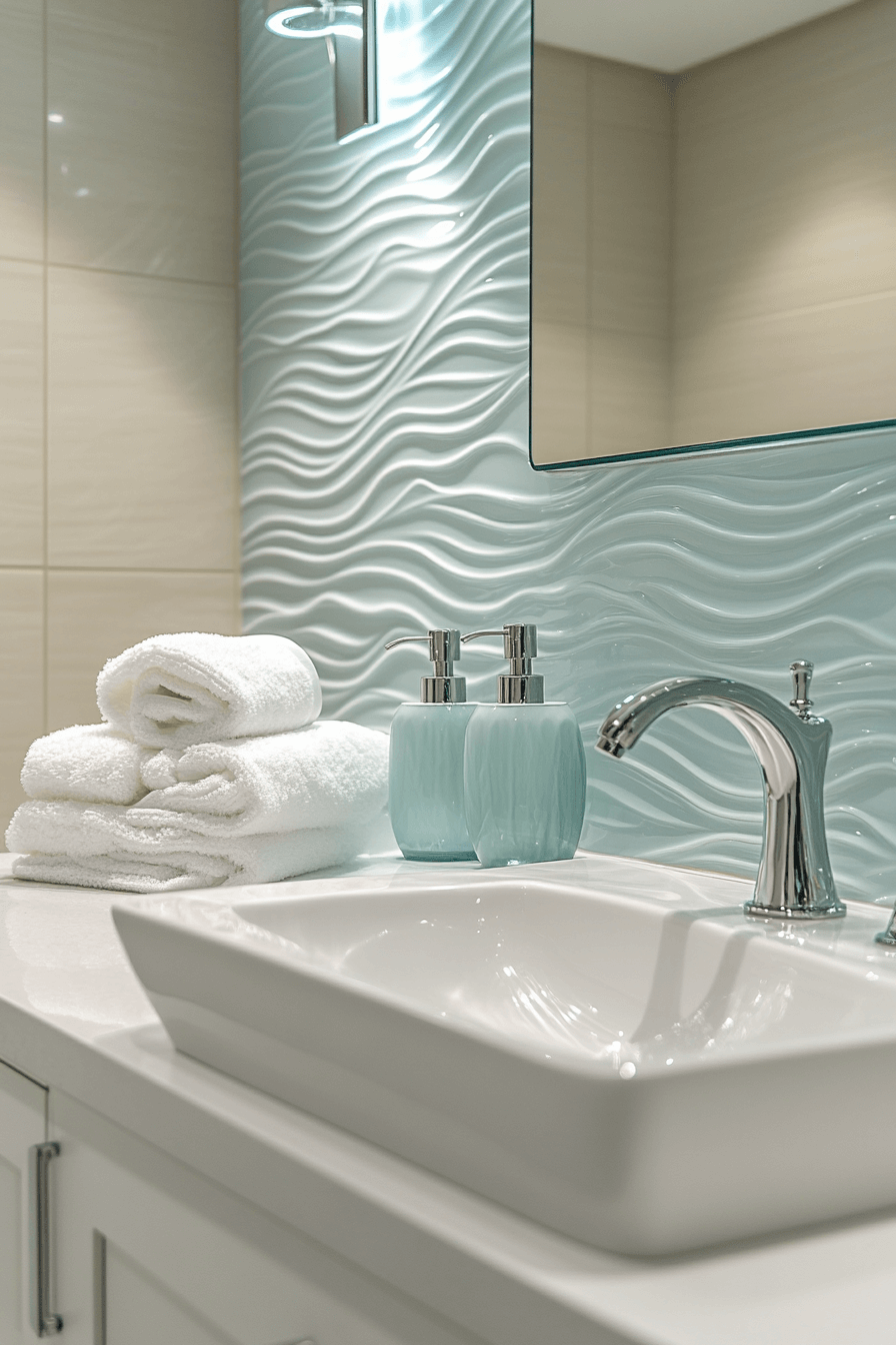 tropical bathroom
