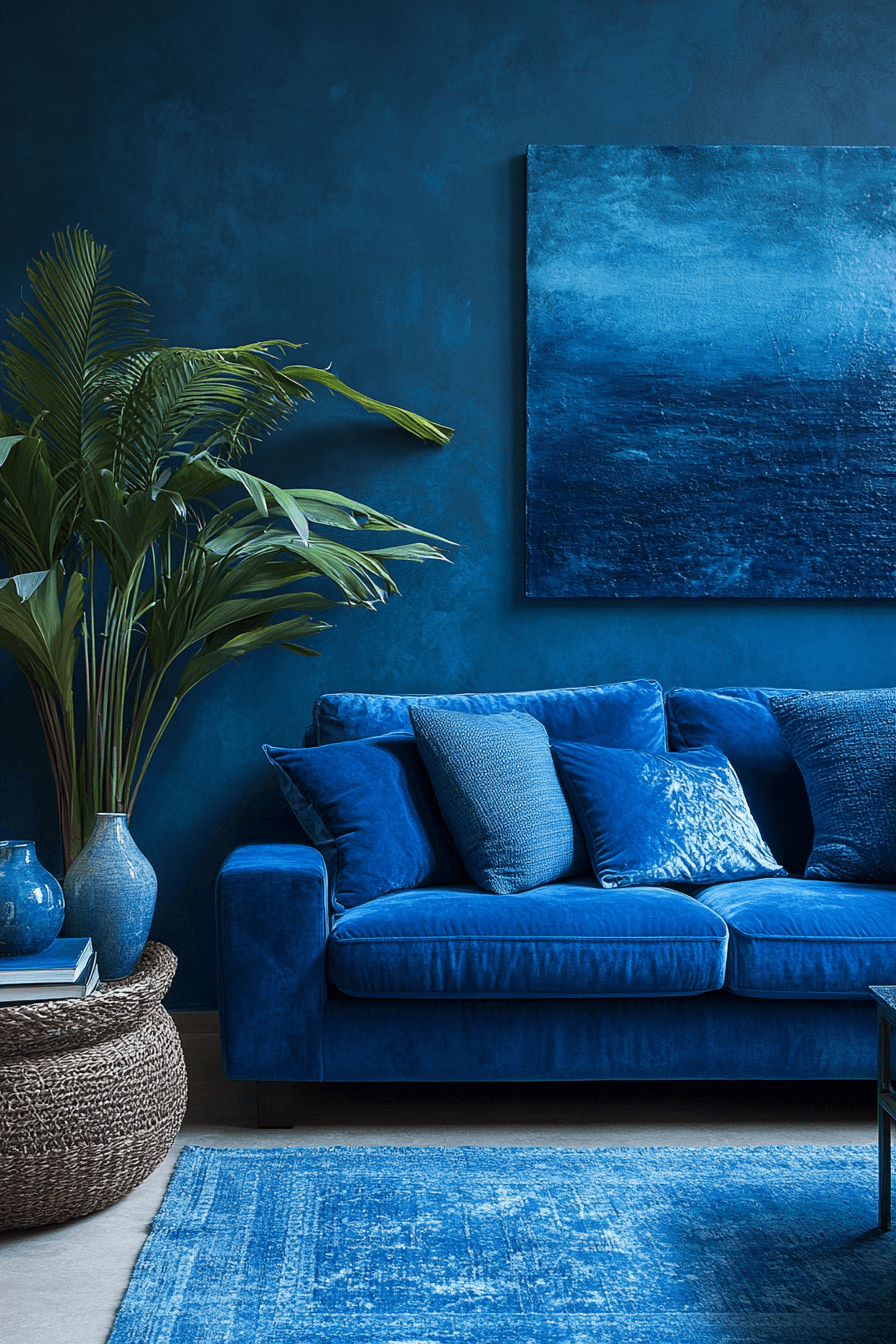 tropical living room
