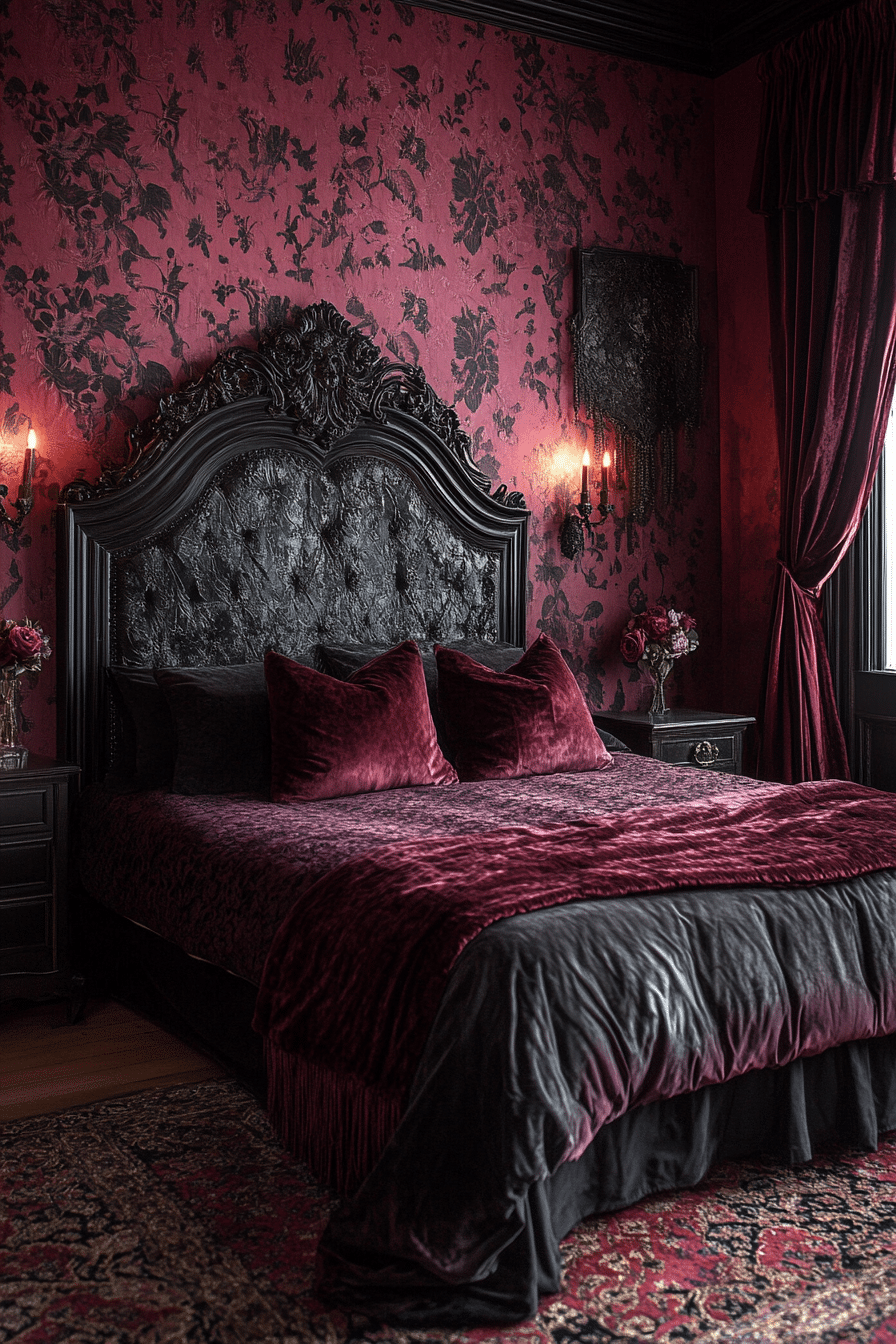 boho gothic bedroom