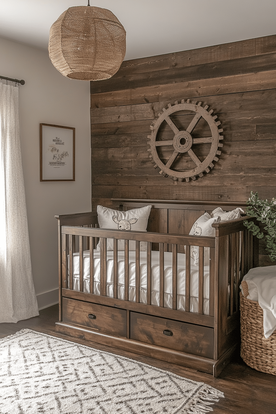 Rustic Farmhouse Baby Room