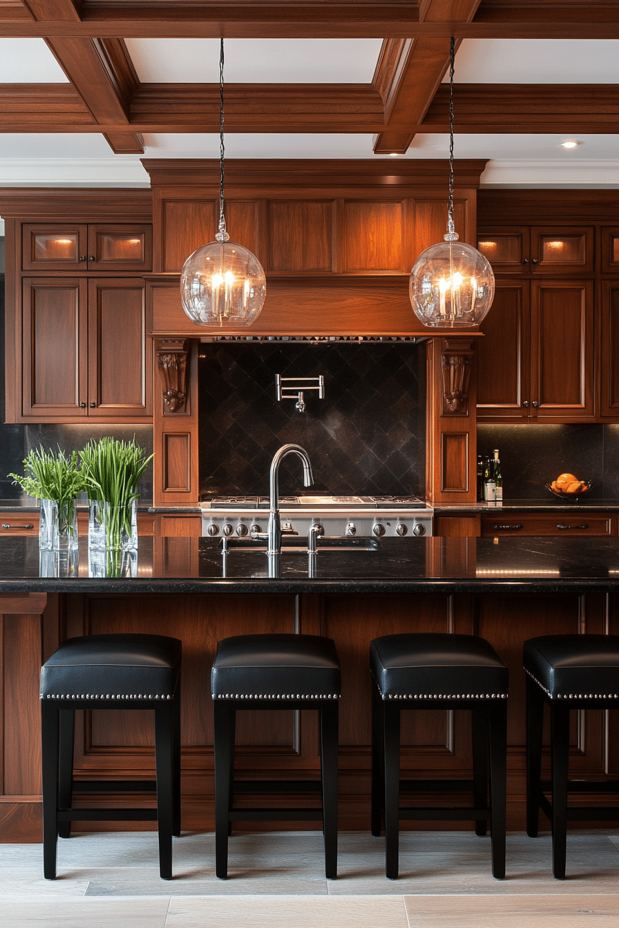 moody kitchen