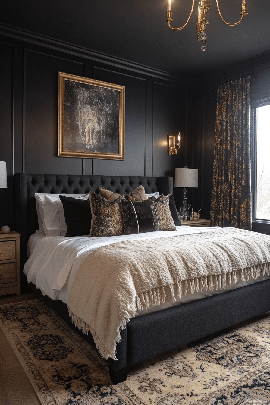 moody romantic bedroom