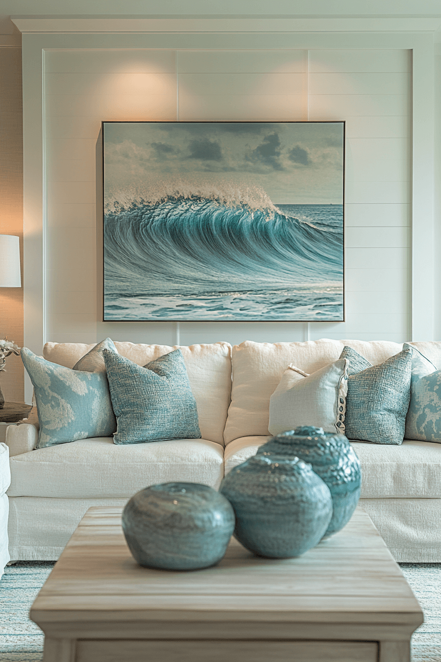 tropical living room