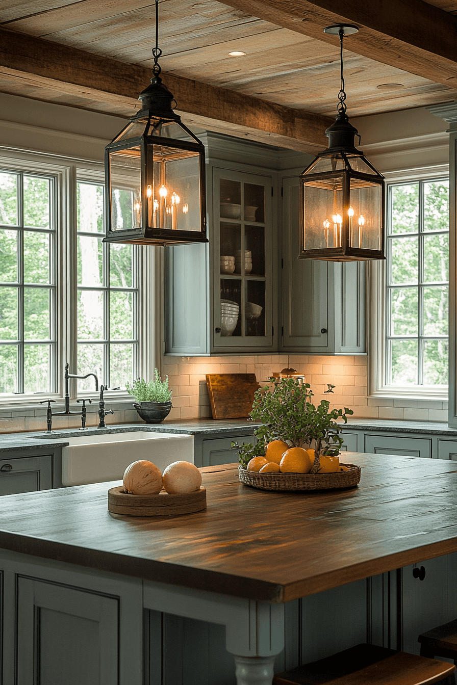 moody cottage kitchen
