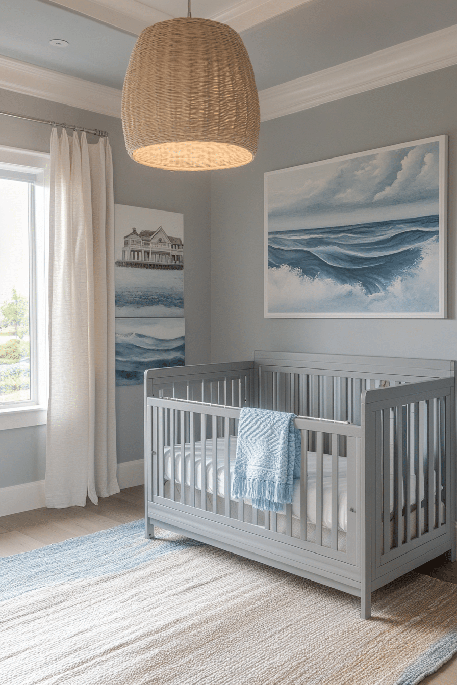 Coastal Baby Room