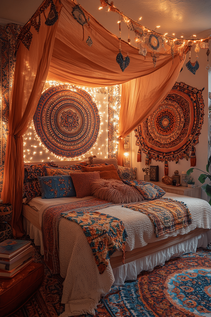 boho gothic bedroom