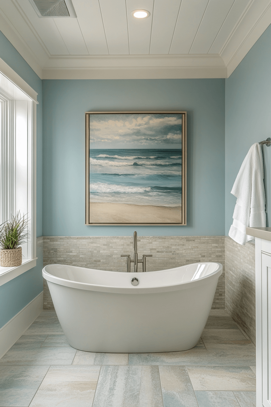 tropical bathroom