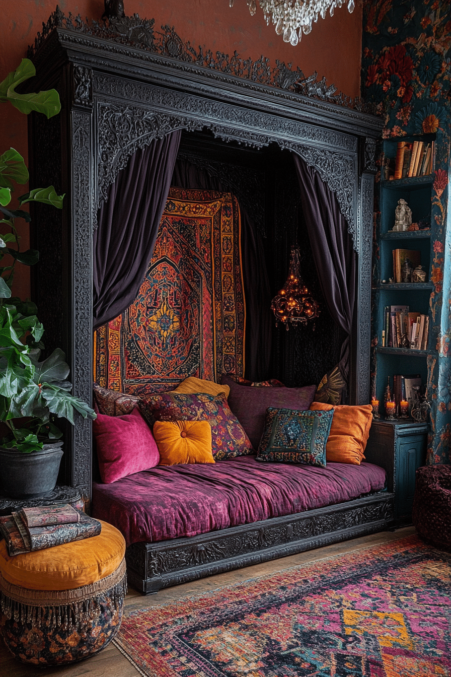 boho gothic bedroom