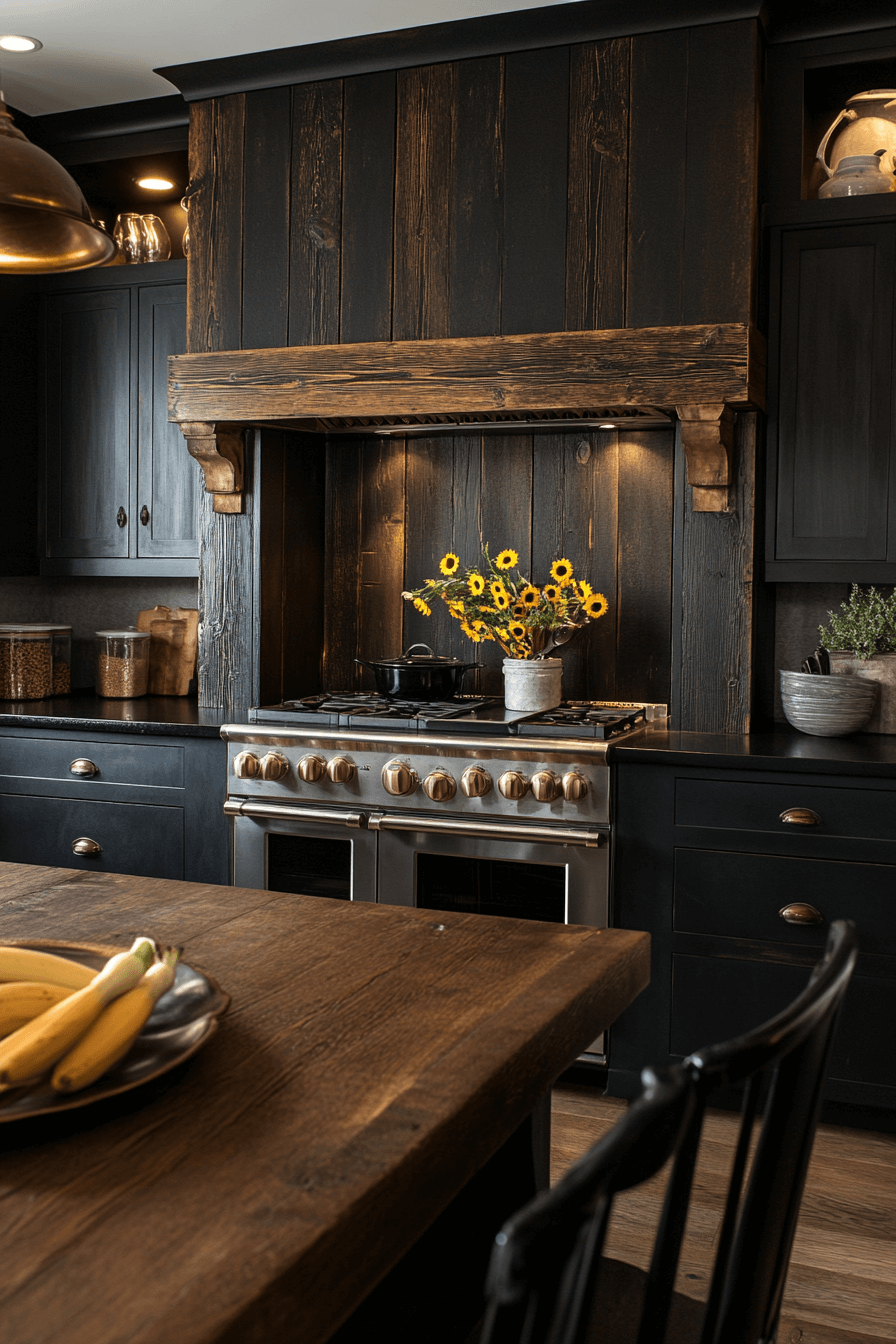 moody cottage kitchen