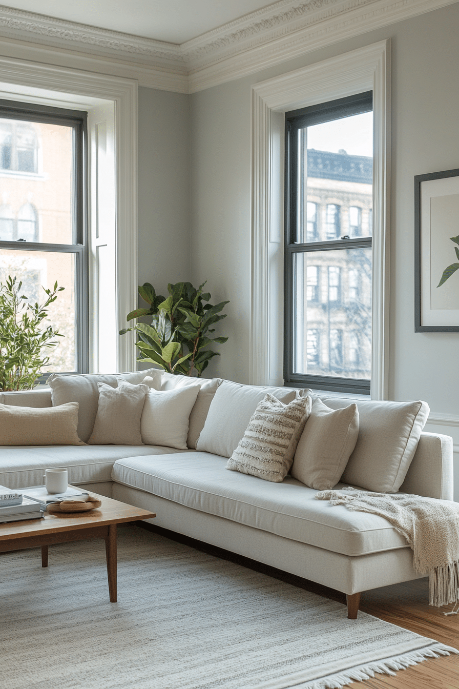 Grey couch aesthetic