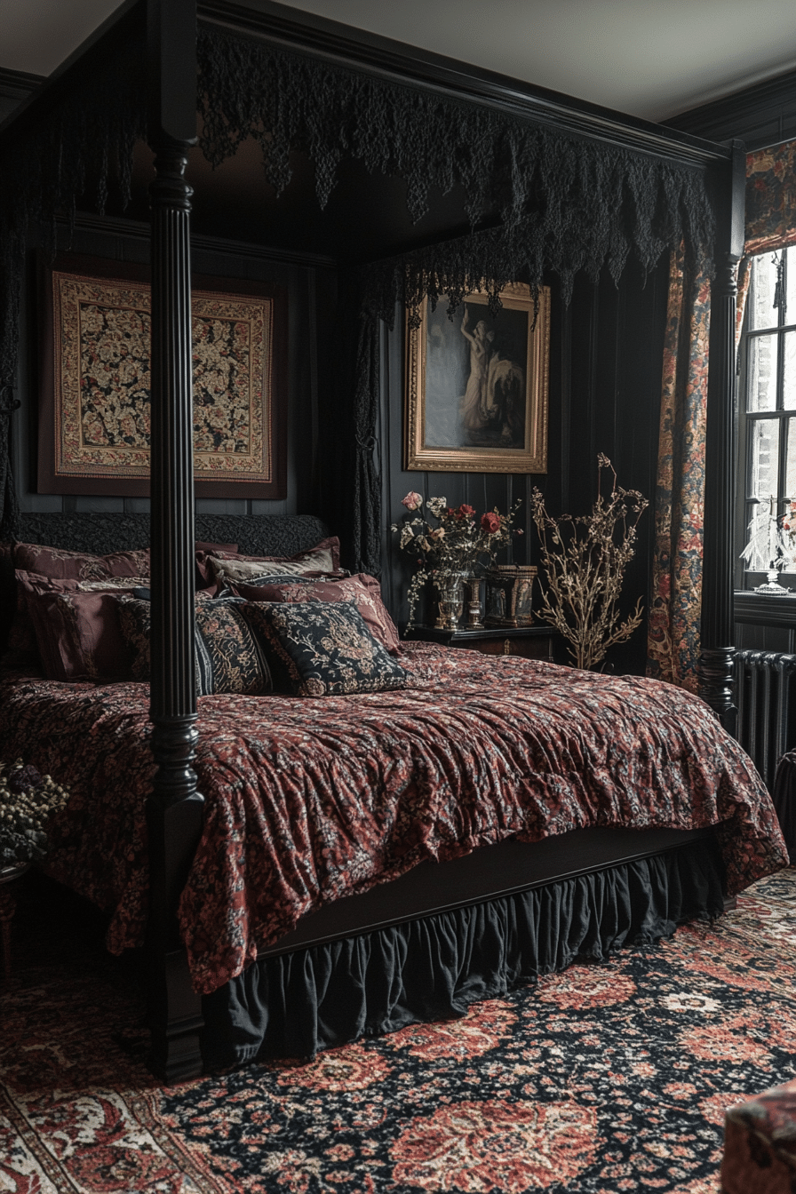 boho gothic bedroom