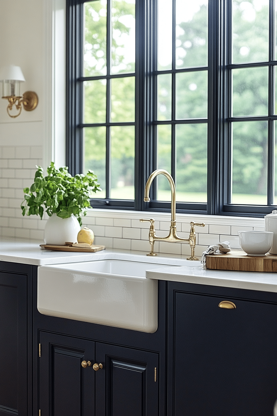 moody farmhouse kitchen