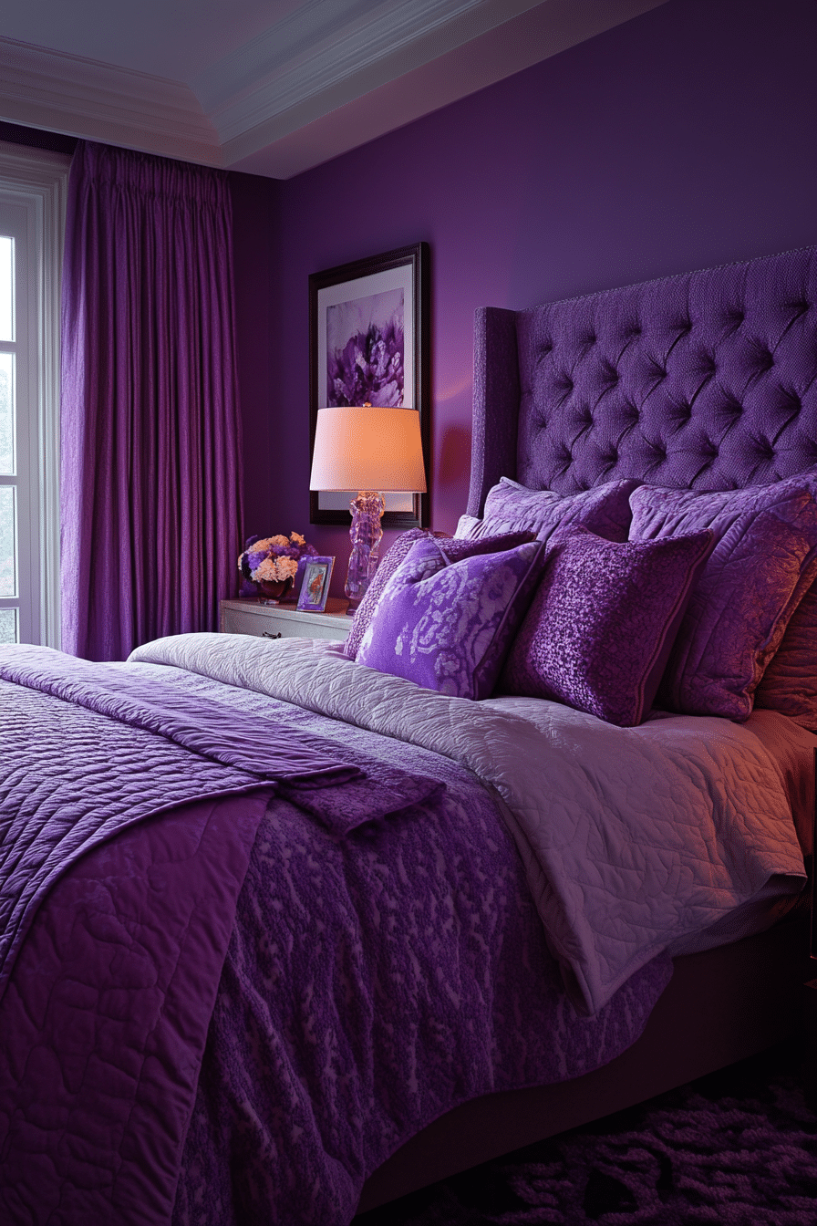 moody bedroom