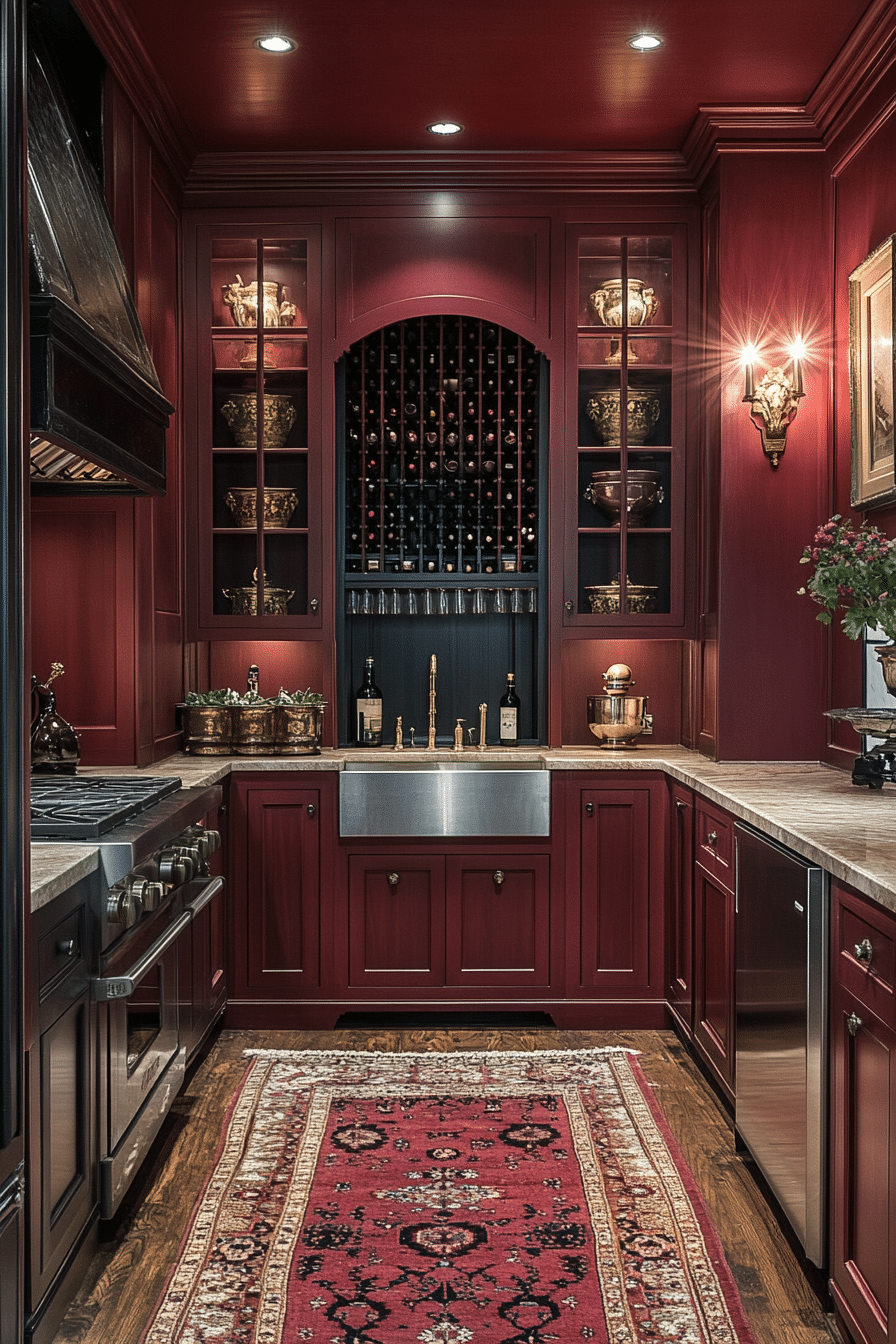 moody kitchen