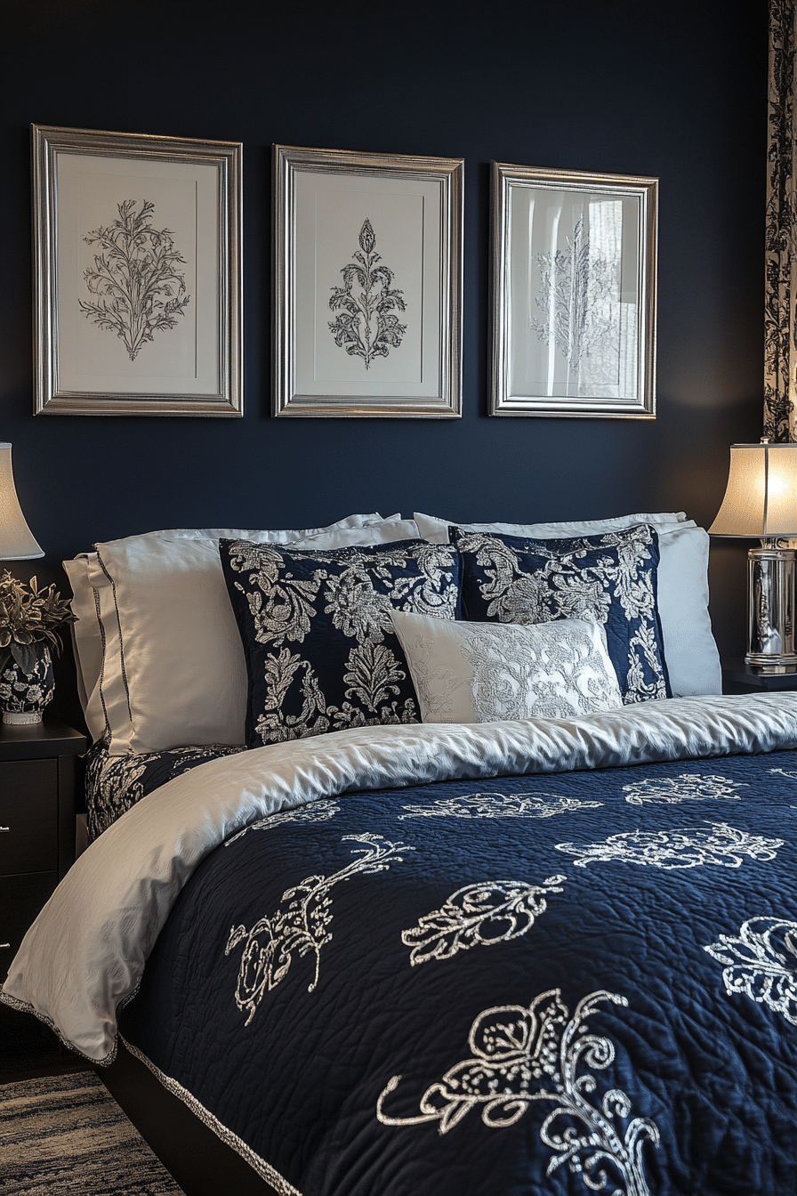 moody bedroom