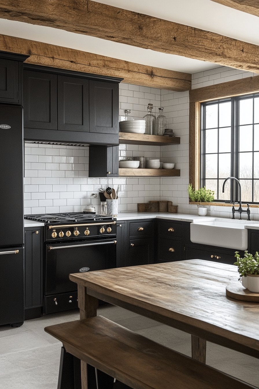 moody kitchen