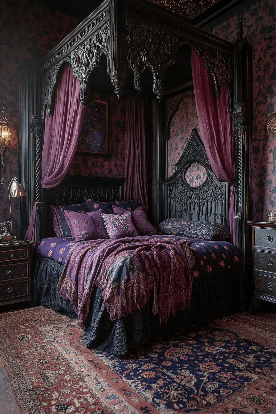 boho gothic bedroom