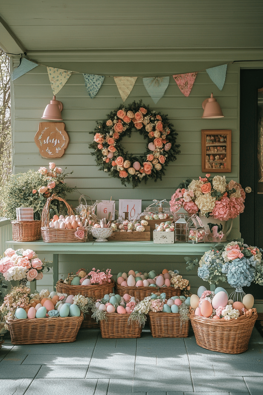 easter porch decor