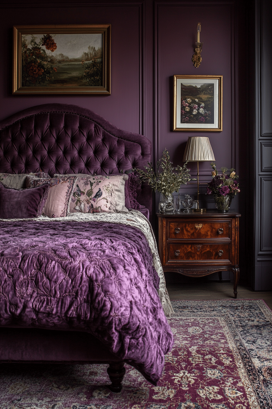 moody romantic bedroom