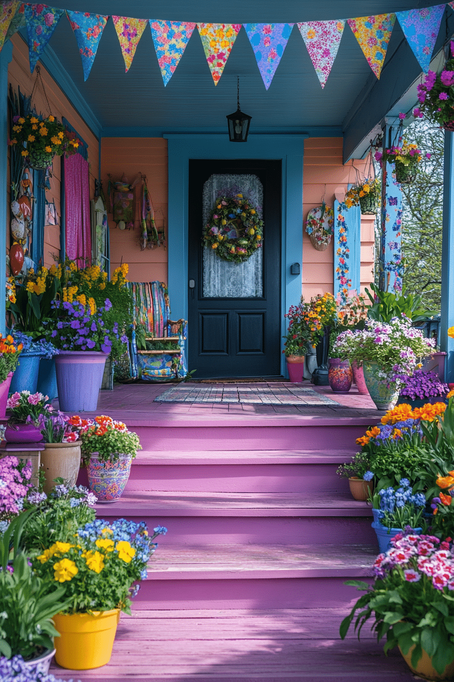 easter porch decor