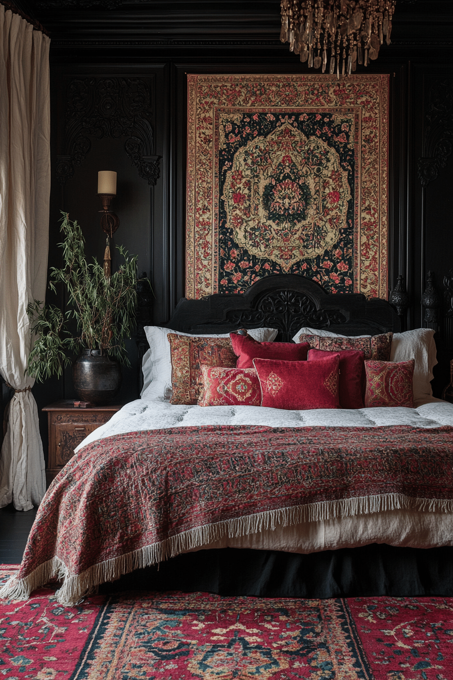 boho gothic bedroom