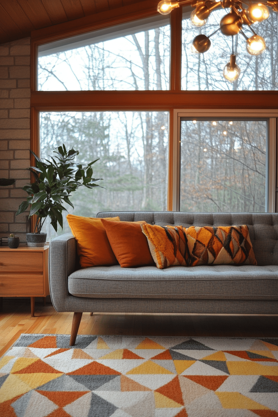 Grey couch aesthetic