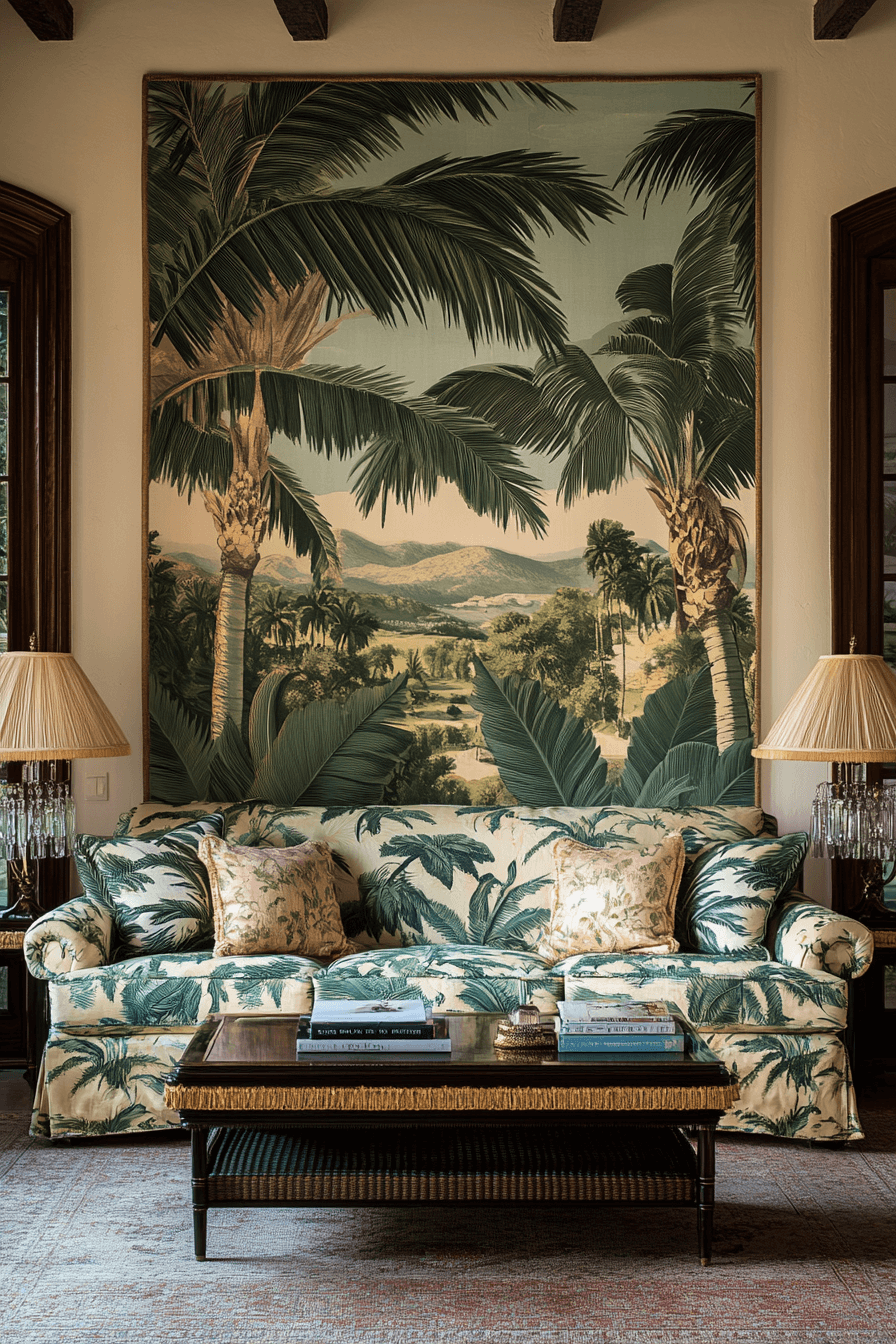 tropical interior design living rooms
