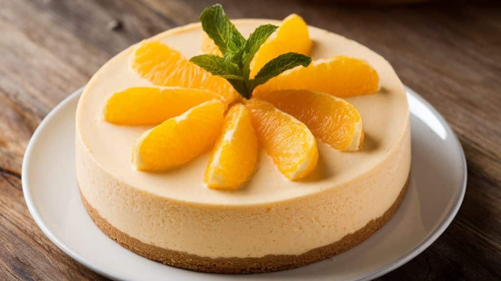 No-Bake Orange Cardamom Cheesecake