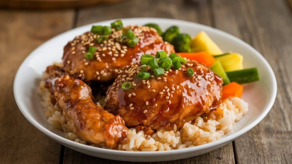 10-Minute Ginger Honey Glazed Chicken