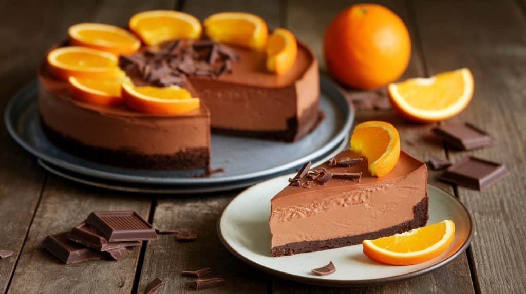 No-Bake Chocolate Orange Cheesecake