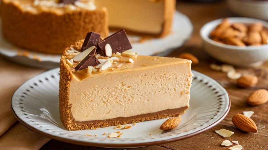 No-Bake Almond Butter Cheesecake