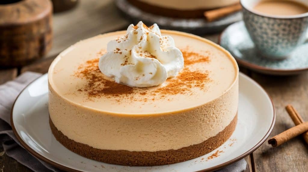 No-Bake Chai Spiced Cheesecake
