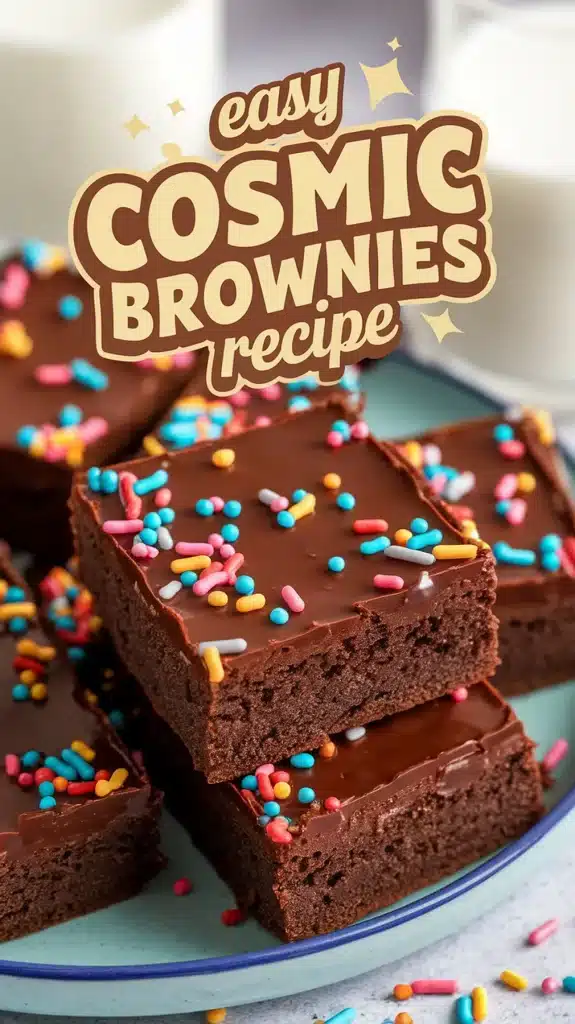 Decadent Cosmic Brownies Recipe