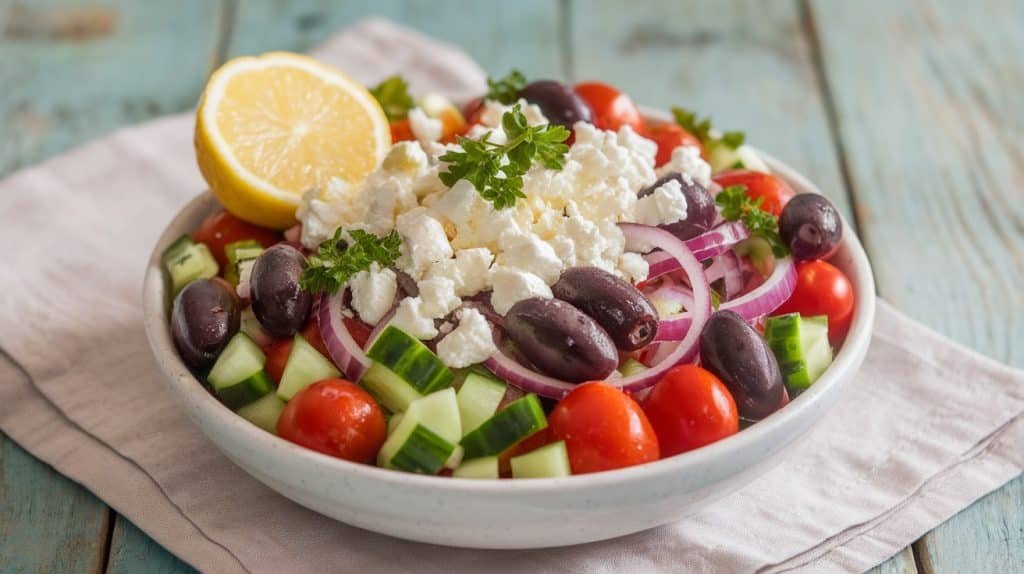 10-Minute Mediterranean Veggie Bowls